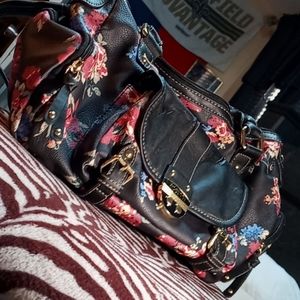 Floral pattern rosetti shoulder bag